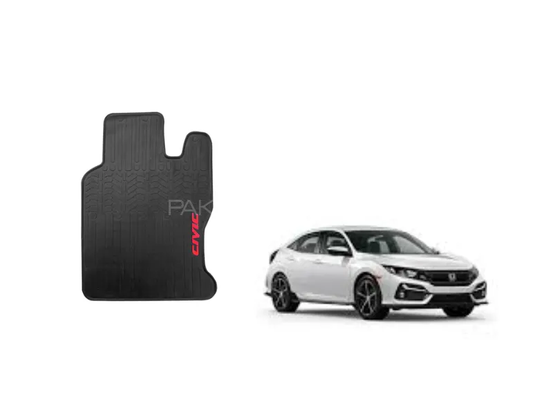 Honda Civic 2016-2021 Latex Rubber Floor Mat Image-1