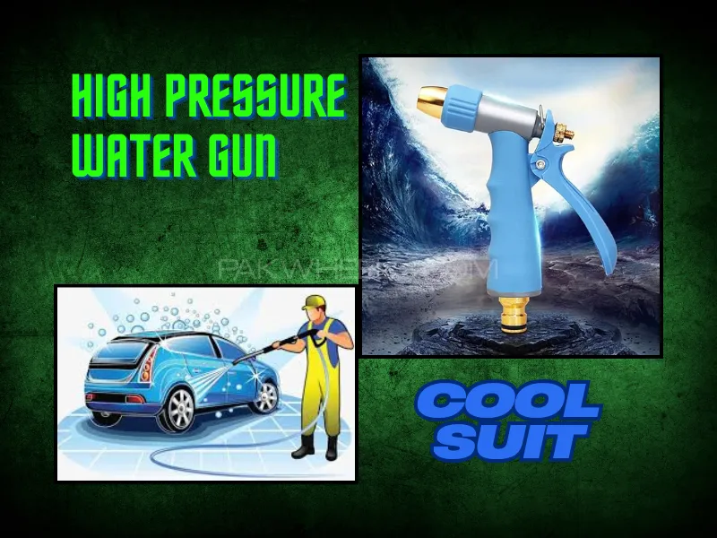 Multifunctional Household High Pressure Car Wash Water Gun Image-1