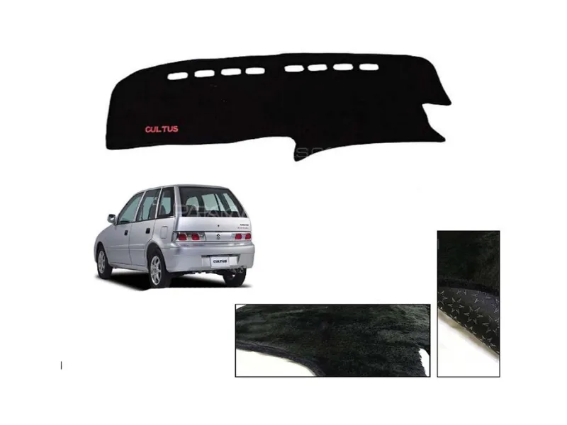 Suzuki Cultus 2002-2014 Velvet Dashboard Cover Image-1