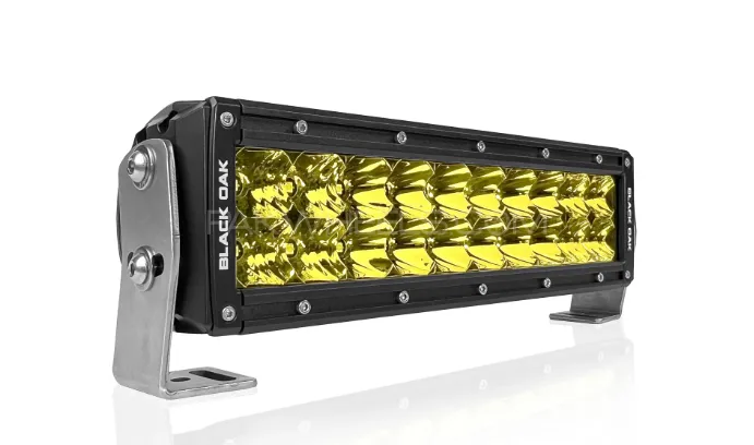 LED Light Bar 32 Inch Double Row Super Bright Spot Flood Combo LED - Lime Color Image-1