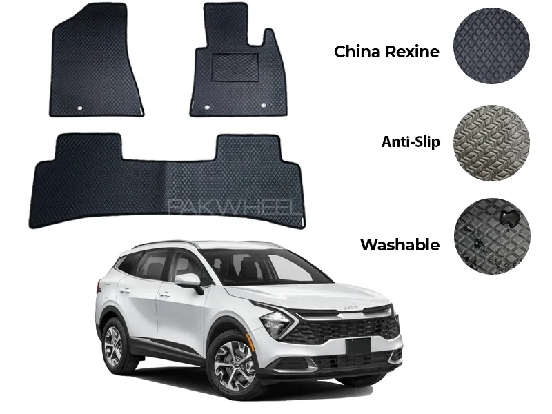 Kia Sportage China Rexine Floor Mat 3PCS - Model 2025