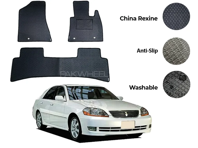 Toyota Mark 11 China Rexine Floor Mat 3PCS - Model 1996-2000