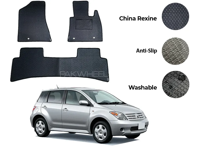 Toyota IST China Rexine Floor Mat 3PCS - Model 2002-2005 Image-1