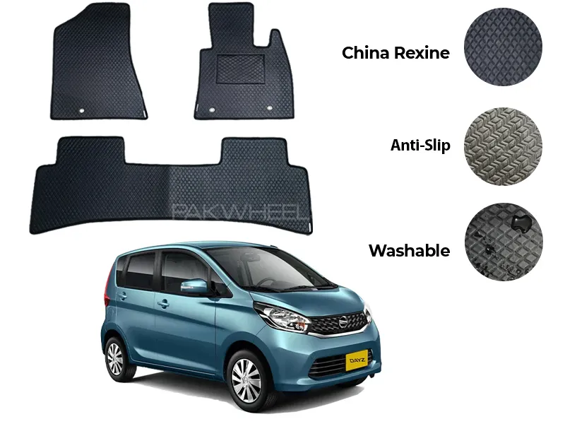 Nissan Dayz China Rexine Floor Mat 2PCS - Model 2013-2019 Image-1