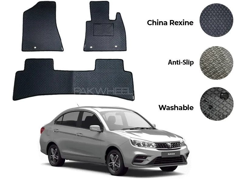 Proton X70 China Rexine Floor Mat 3PCS - Model 2020-2021