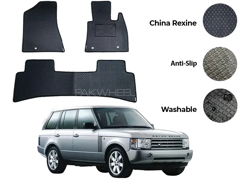 Range Rover Vogue China Rexine Floor Mat 3PCS - Model 2002-2012 Image-1