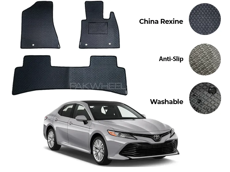 Toyota Camry China Rexine Floor Mat 3PCS - Model 2018-2025 Image-1