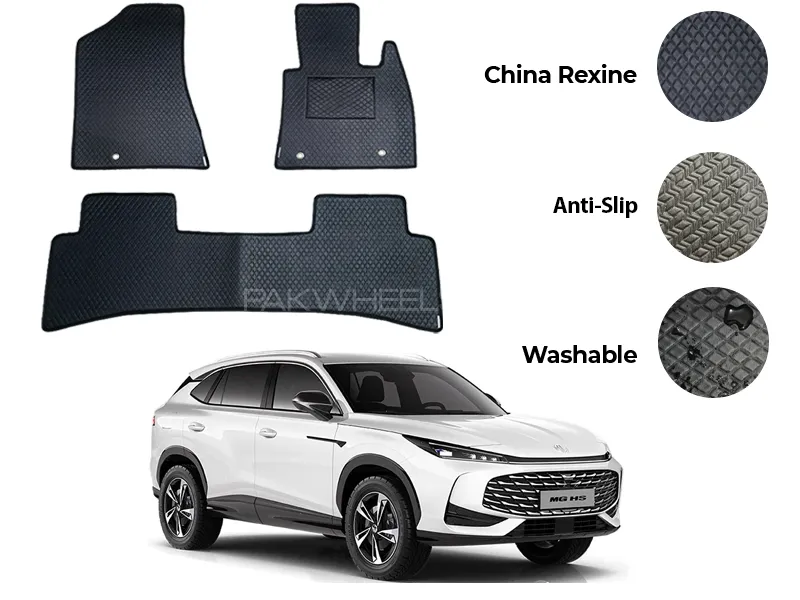 MG HS China Rexine Floor Mat 3PCS - Model 2020-2025 Image-1