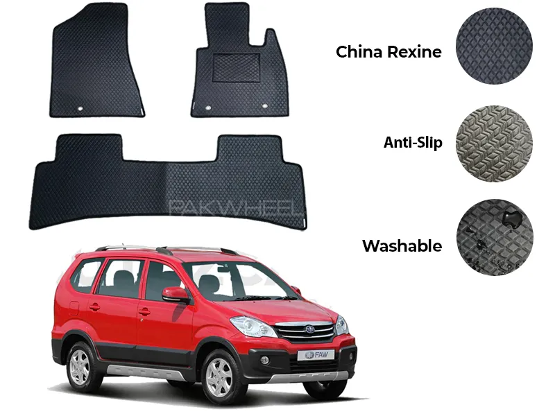 Faw Sirius China Rexine Floor Mat 3PCS - Model 2013-2018 Image-1
