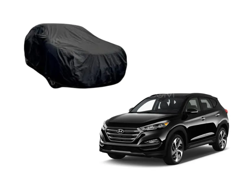 Hyundai Tucson Black Coat Parachute Top Cover Image-1