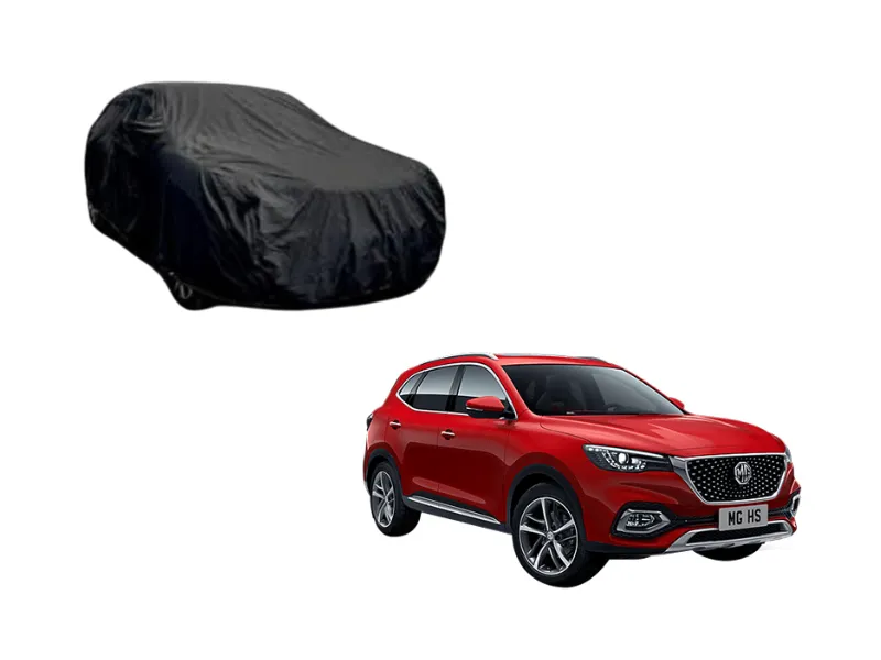 MG HS Black Coat Parachute Top Cover   Image-1