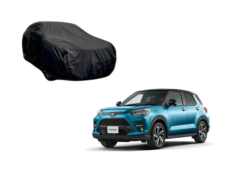 Toyota Raize Black Coat Parachute Top Cover Image-1