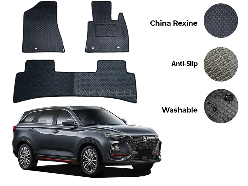Changan Oshan X7 China Rexine Floor Mat - Model 2022-2025 Image-1