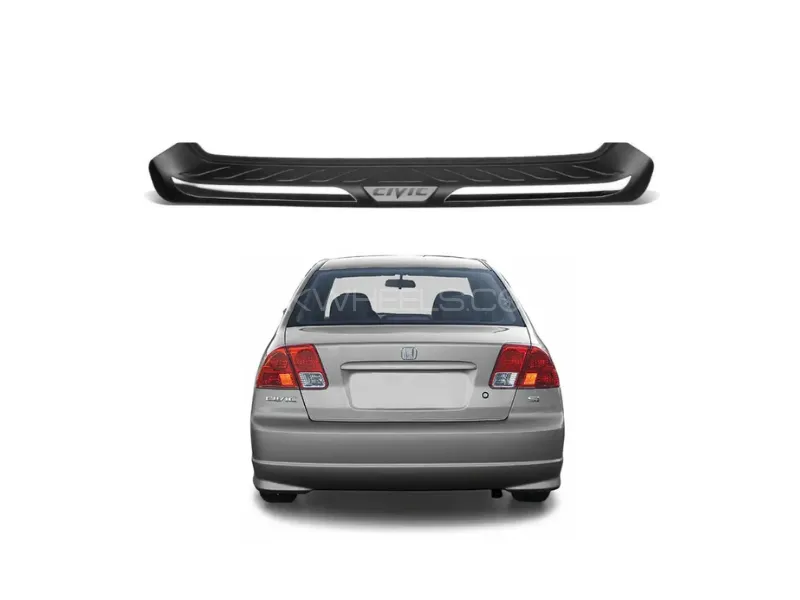 Honda Civic 2001-2005 Rear Bumper Protector Image-1
