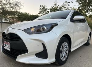 TOYOTA YARIS HATCHBACK G PACKAGE (1000cc)
Model 2021 and Registration 2024
Choice Registered “333”
4.5 Grade Auction Sheet Available & Attached 
Only 35,000 KM Import Mileage 
37,000 Driven Now
Only 1500 km driven locally 
Complete service history available 
Pearl White Color
Bumper to Bumper Original Guaranteed 100%
First Owner
Automatic transmission 
PUSH START
CLIMATE A/C 
APPLE CAR PLAY BLUETOOTH 
MULTIMEDIA STEERING
DIGITAL METER
RETRACTABLE MIRRORS
RADAR
ETC
Too Many Extras 
Leather Seats 
As Good as zero meter
EXCHANGE POSSIBLE WITH ANY CAR

For inspection
Available at SUPREME  CARS
Plot # 151/F,Under Imam heights,Shop no.1&2, Main Khalid Bin Walid Rd, Karachi, Sindh 75400

|  Premium Cars  |  Best Prices  |  Optimum Performance | 
#supremecarsgang