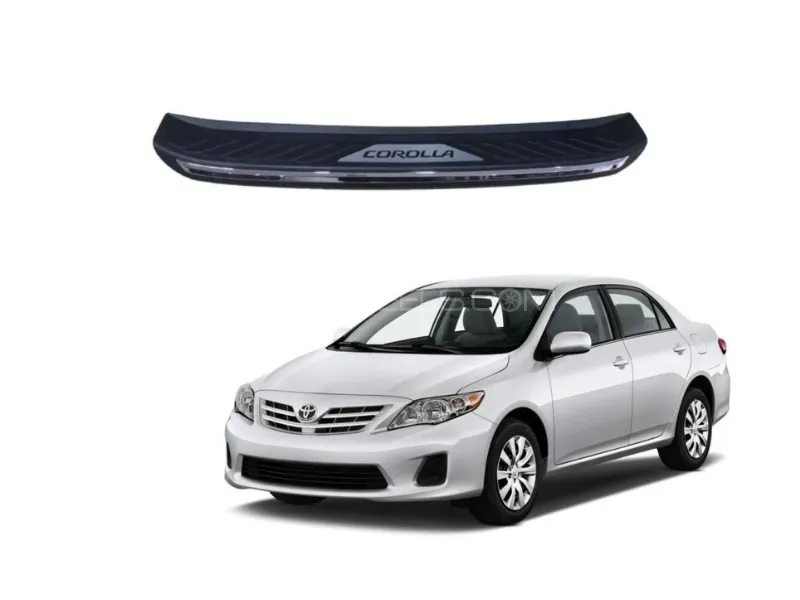 Toyota Corolla 2009-2014 Rear Bumper Protector Image-1