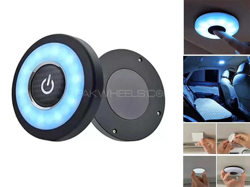 Universal Rechargeable USB Car Interior LED Reading Lamp Image-1
