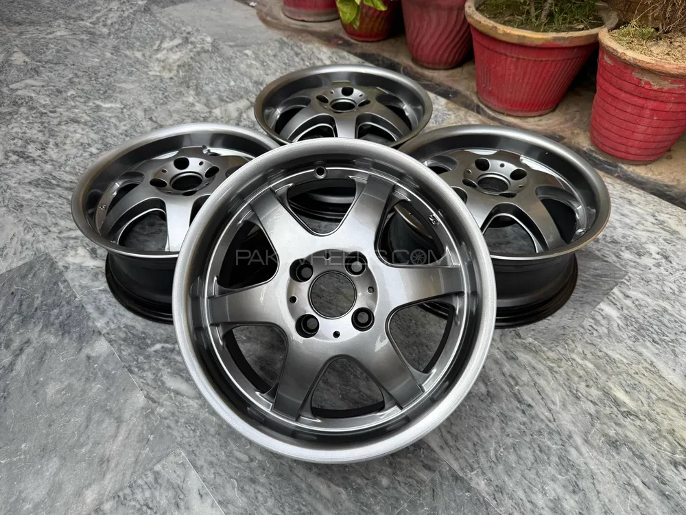 15 inch 100 pcd 6.25jj rims Image-1
