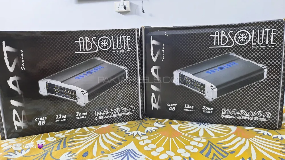 Absolute Bla 3500.4 4 channel stereo amplifier  Image-1