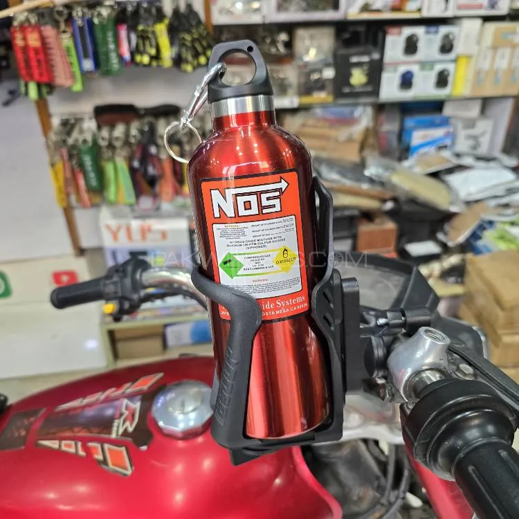 BSDDP Bike 2 in 1  Water Bottle Holder in ABS Material for Handlebar With NOS Water Bottle Image-1