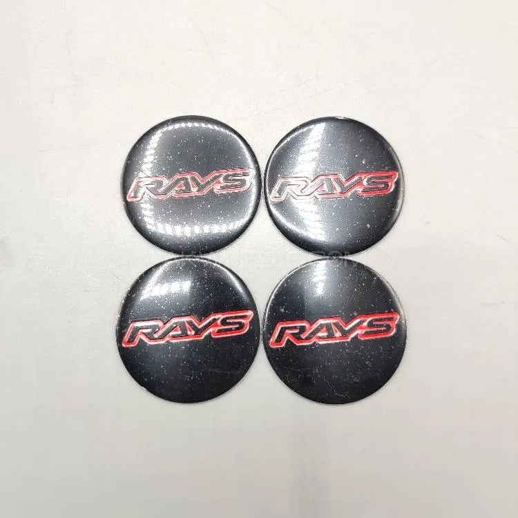 Universal 4.5mm Metal patri Wheel Logo in Premium Quality 4 Pcs Set Image-1