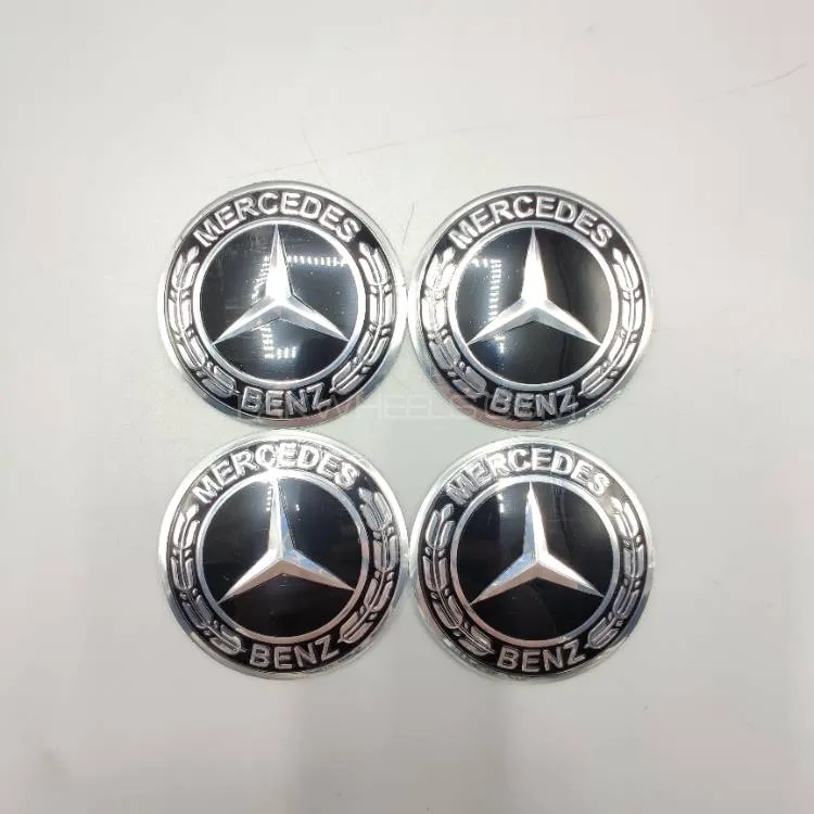 Universal 5.6mm Metal patri Wheel Logo in Premium Quality 4 Pcs Set Image-1