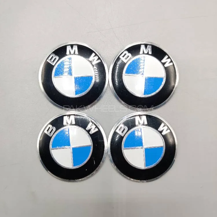Universal 5.6mm Metal patri Wheel Logo in Premium Quality 4 Pcs Set Image-1