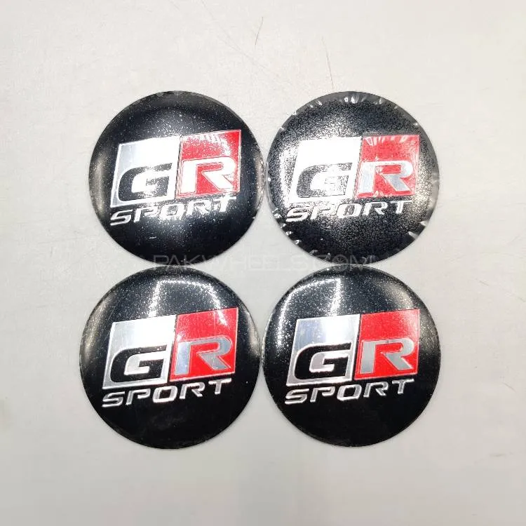 Universal 5.6mm Metal patri Wheel Logo in Premium Quality 4 Pcs Set Image-1