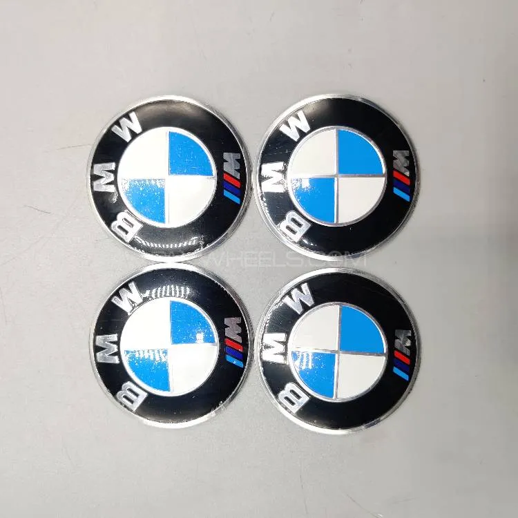 Universal 6.0mm Metal patri Wheel Logo in Premium Quality 4 Pcs Set Image-1