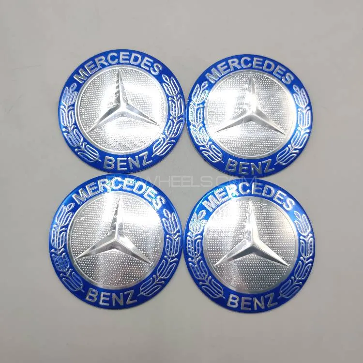 Universal 7.5mm Metal patri Wheel Logo in Premium Quality 4 Pcs Set Image-1