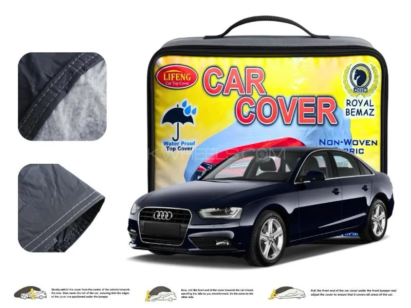 Audi A4 Double Coat PVC With Cotton Car Cover Image-1
