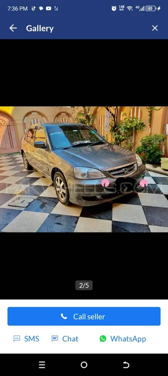 Honda Civic 2002 for Sale in Peshawar Image-1