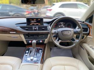 Audi A7 Sportback 50 Quattro
Executive Edition 
Manufacturing: 2014 
Model year: 2015 on all papers
Mileage: 35,900 km
Reg: Karachi 

*Sunroof 
*Power Spoiler
*Bose Sound System 
*Leather Electric Seats
*Memory Seats
*Power Boot
*Matrix LED Lights

Calling and Visiting Hours

Monday to Saturday

11:00 AM to 7:00 PM