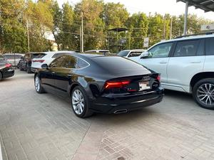 Audi A7 Sportback 50 Quattro
Executive Edition 
Manufacturing: 2014 
Model year: 2015 on all papers
Mileage: 35,900 km
Reg: Karachi 

*Sunroof 
*Power Spoiler
*Bose Sound System 
*Leather Electric Seats
*Memory Seats
*Power Boot
*Matrix LED Lights

Calling and Visiting Hours

Monday to Saturday

11:00 AM to 7:00 PM