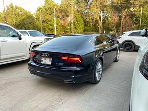 Audi A7 Sportback 50 Quattro
Executive Edition 
Manufacturing: 2014 
Model year: 2015 on all papers
Mileage: 35,900 km
Reg: Karachi 

*Sunroof 
*Power Spoiler
*Bose Sound System 
*Leather Electric Seats
*Memory Seats
*Power Boot
*Matrix LED Lights

Calling and Visiting Hours

Monday to Saturday

11:00 AM to 7:00 PM