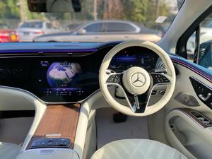 Mercedes EQS 580+ 
Premium Exclusive 
Model: 2023 
Mileage: 12,800km
Unregistered
Import: Dec 2024 

*Cream Leather interior
*Heads up display 
*Rear entertainment
*Panoramic sunroof
*Burmester sound system
*360 cameras
*Distronic (advance adaptive cruise control)
*Active radar
*Electric seats 
*7 seater

Calling and Visiting Hours

Monday to Saturday

11:00 AM to 7:00 PM