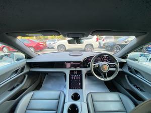 Porsche Taycan 4d 
403 BHP 
Model: 2021
Mileage: 27,000 miles
Unregistered 
Chalk White Exterior 
Slate Grey Interior  

*16.8in Curved Display 
*Rear view camera
*Wireless Apple CarPlay 
*Power Steering Plus
*Privacy Glass
*Satellite Navigation
*Cruise Control
*Heated Front Seats & rear seats. 
*Electric power seats 
*Heated Steering Wheel 
*Heated Windscreen 
*"20" Aero Alloy Wheels

Calling and Visiting Hours 

Monday to Saturday

11:00 AM to 7:00 PM