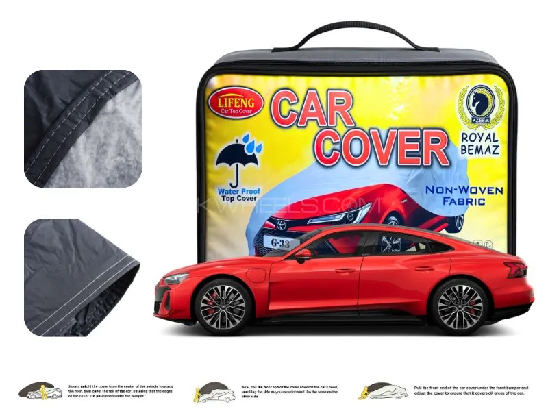 Audi E-Tron GT Double Coated PVC With Cotton Car Cover Image-1