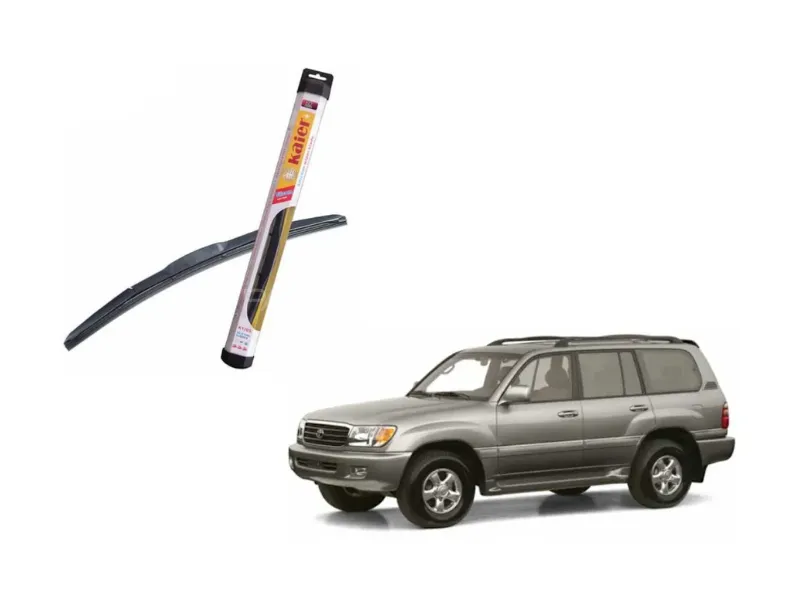 Kaier 100% Rubber Wiper Blades for Toyota Land Cruiser 2000–2015 | All-Weather Performance (Pair) Image-1