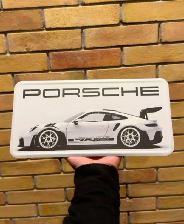 Porsche GT3 RS Metal Licence Plate Image-1