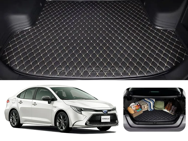 Toyota Corolla Hybrid 7D Custom Car Trunk Mat - Model 2018-2025 Image-1