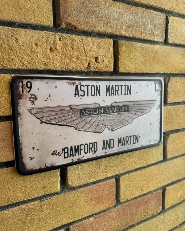 Aston Martin Metal Licence Plate Image-1