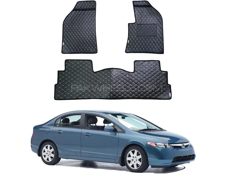 Honda Civic 7D Floor Mat ( Flat Style ) - Model 2002-2005 Image-1