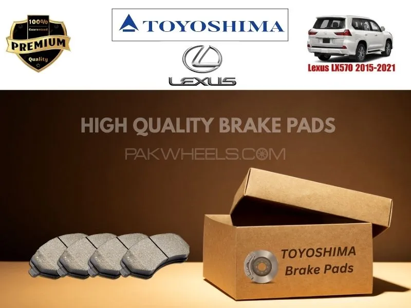 Lexus LX570 2015-2021 Front Brake Pads - High Quality Image-1
