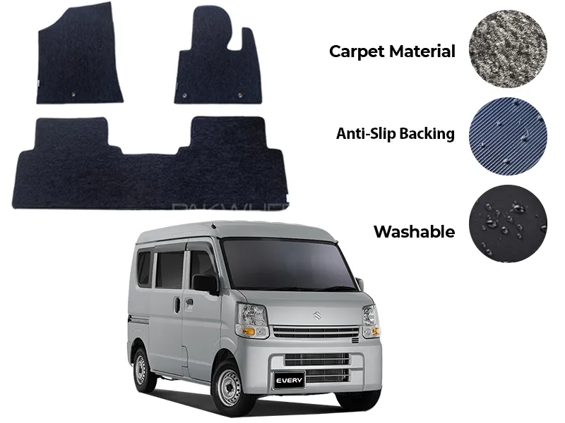 Suzuki Every Genuine Fitting Carpet Floor Mat - Model 2024-2025 Image-1