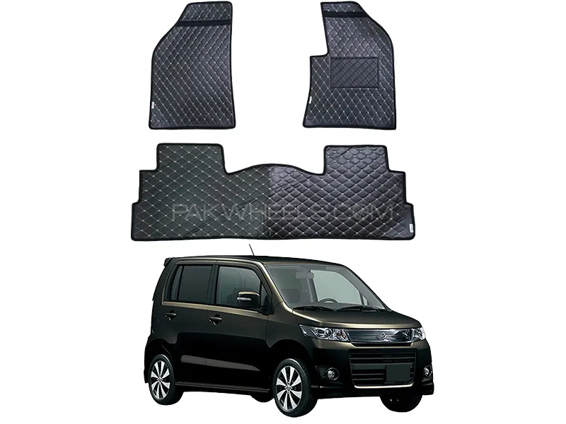 Suzuki Wagon R Stingray 7D Floor Mats  - Model 2012-2018 Image-1