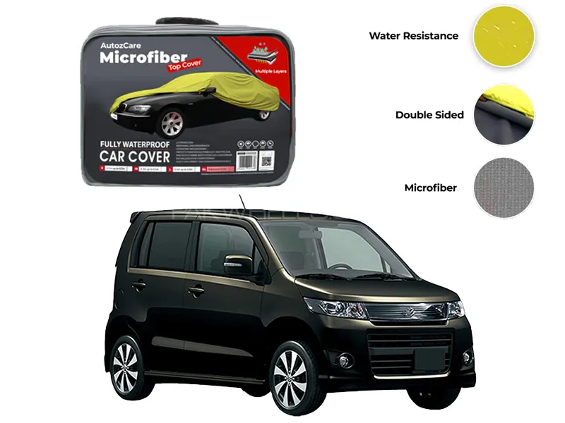 Suzuki Wagon R Stingray Microfiber Car Top Cover - Model 2012-2018 Image-1