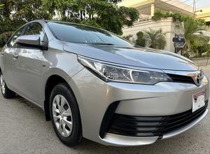 TOYOTA COROLLA GLI MANUAL 1.3 (1300cc)
Model 2019 || Registered 2019
45,000kms driven Genuine 
Toyota Authorized Dealership Maintained
Silver Color 
Right Front Fender Wheel Arch Repainted Rest 
Full Original Paint 100% Guaranteed 
Beige Interior
Manual Transmission 
Well maintained using high end products 
1st Owner
Brand New Condition 
Interior is as crispy as new 
See to believe 
READY DELIVERY 
EXCHANGE POSSIBLE WITH ANY CAR

For inspection
Available at SUPREME CARS
Plot # 151/F,Under Imam heights,Shop no.1&2, Main Khalid Bin Walid Rd, Karachi, Sindh 75400

|  Premium Cars |  Best Prices |  Optimum Performance | 
#supremecarsgang