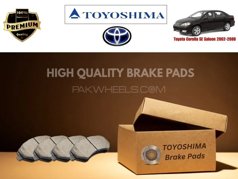Toyota Corolla Se Saloon 2008-2014 Toyoshima Front Brake Pads - High Quality Image-1