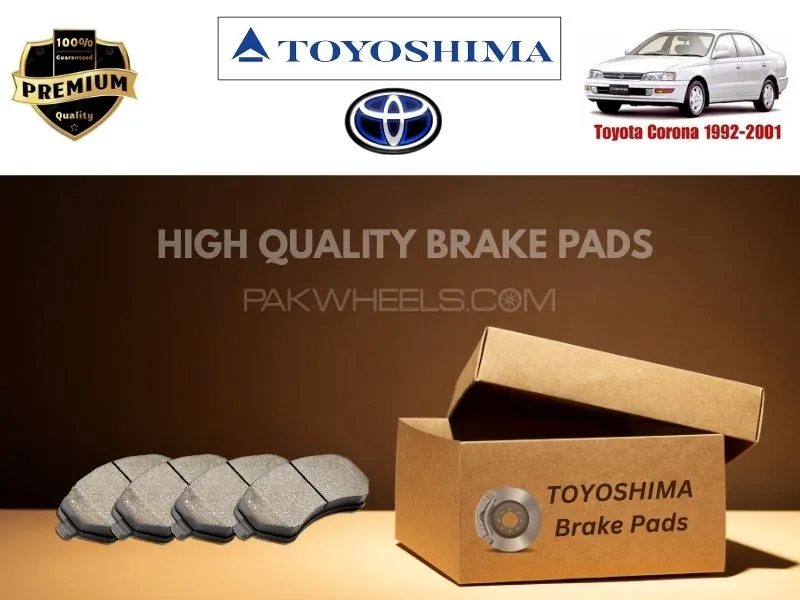 Toyota Corona 1992-2001 Toyoshima Front Brake Pads - High Quality Image-1